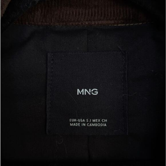 Mango MNG Fire Jacket Womens S Brown Pockets Parka Coat Long Sleeve Cotton - Picture 4 of 10